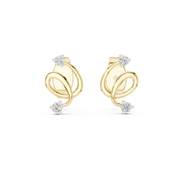 0.07 Lab Grown Diamond Earrings in 18kt Gold Vermeil | GEMSURE