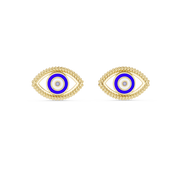 Lab Grown Diamond Earrings in 18kt Gold Vermeil | GEMSURE