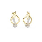 0.2 Lab Grown Diamond Earrings in 18kt Gold Vermeil | GEMSURE