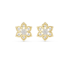 0.14 Lab Grown Diamond Earrings in 18kt Gold Vermeil | GEMSURE