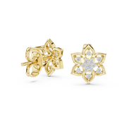 0.14 Lab Grown Diamond Earrings in 18kt Gold Vermeil | GEMSURE
