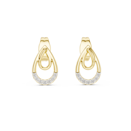 0.07 Lab Grown Diamond Earrings in 18kt Gold Vermeil | GEMSURE