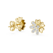 0.35 Lab Grown Diamond Earrings in 18kt Gold Vermeil | GEMSURE