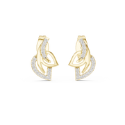 0.12 Lab Grown Diamond Earrings in 18kt Gold Vermeil | GEMSURE