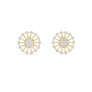 0.7 Lab Grown Diamond Earrings in 18kt Gold Vermeil | GEMSURE