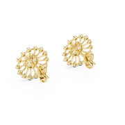 0.7 Lab Grown Diamond Earrings in 18kt Gold Vermeil | GEMSURE