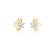 0.18 Lab Grown Diamond Earrings in 18kt Gold Vermeil | GEMSURE