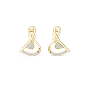 0.12 Lab Grown Diamond Earrings in 18kt Gold Vermeil | GEMSURE