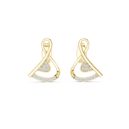 0.12 Lab Grown Diamond Earrings in 18kt Gold Vermeil | GEMSURE