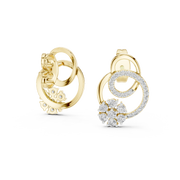 0.42 Lab Grown Diamond Earrings in 18kt Gold Vermeil | GEMSURE