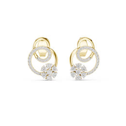 0.42 Lab Grown Diamond Earrings in 18kt Gold Vermeil | GEMSURE