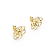 0.26 Lab Grown Diamond Earrings in 18kt Gold Vermeil | GEMSURE