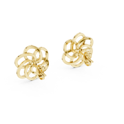 0.26 Lab Grown Diamond Earrings in 18kt Gold Vermeil | GEMSURE