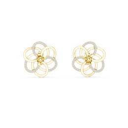 0.26 Lab Grown Diamond Earrings in 18kt Gold Vermeil | GEMSURE