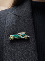 Regent Classic Car Lab Diamond Brooch | GEMSURE