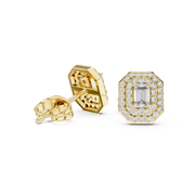 0.6 Lab Grown Diamond Earrings in 18kt Gold Vermeil | GEMSURE