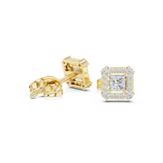 0.29 Lab Grown Diamond Earrings in 18kt Gold Vermeil | GEMSURE