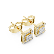 0.29 Lab Grown Diamond Earrings in 18kt Gold Vermeil | GEMSURE
