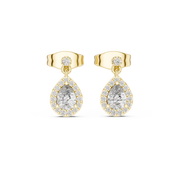 0.48 Lab Grown Diamond Earrings in 18kt Gold Vermeil | GEMSURE