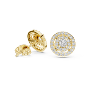 0.57 Lab Grown Diamond Earrings in 18kt Gold Vermeil | GEMSURE