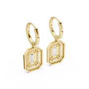 1.35 Lab Grown Diamond Earrings in 18kt Gold Vermeil | GEMSURE