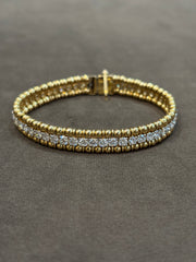 Aurora Grace Lab Diamond Bracelet | GEMSURE