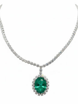 Starry Embrace Lab Diamond Necklace | GEMSURE