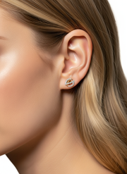 Twilight Crest Lab Diamond Earring | GEMSURE