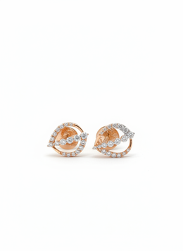 Twilight Crest Lab Diamond Earring | GEMSURE