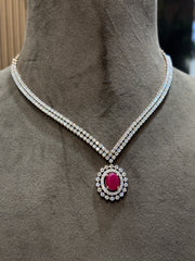 Luminous Eden Lab Diamond Necklace | GEMSURE