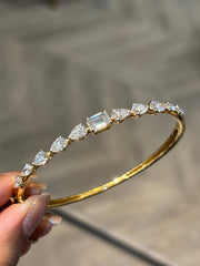 Radiant Bloom Lab Diamond Bracelet | GEMSURE