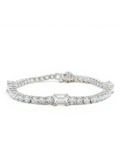 Crystal Gleam Lab Diamond Bracelet | GEMSURE