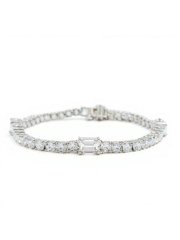Crystal Gleam Lab Diamond Bracelet | GEMSURE