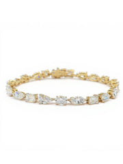 Luminous Crest Lab Diamond Bracelet | GEMSURE