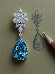 Lustre Bloom Lab Diamond Earrings | GEMSURE