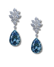 Lustre Bloom Lab Diamond Earrings | GEMSURE