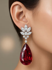 Gloria Shine Lab Diamond Earrings | GEMSURE