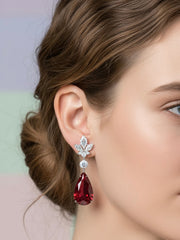 Radiant Muse Lab Diamond Earrings | GEMSURE