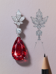 Radiant Muse Lab Diamond Earrings | GEMSURE