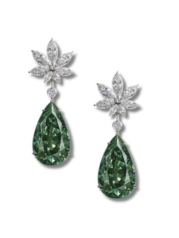 Brilliance Flame Lab Diamond Earrings | GEMSURE