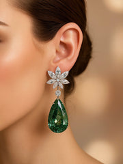 Brilliance Flame Lab Diamond Earrings | GEMSURE