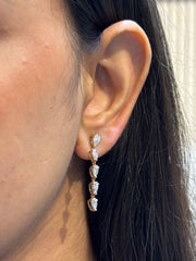 Radiant Flare Lab Diamond Earring | GEMSURE
