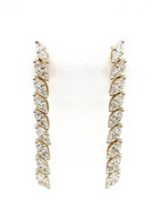 Sparkling Aurora Lab Diamond Earring | GEMSURE