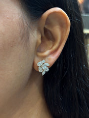 Serene Bloom Lab Diamond Earring | GEMSURE