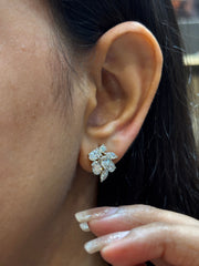 Serene Bloom Lab Diamond Earring | GEMSURE