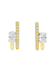Infinite Radiance Lab Diamond Earring | GEMSURE