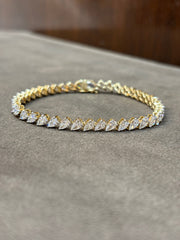 Lunar Grace Lab Diamond Bracelet | GEMSURE