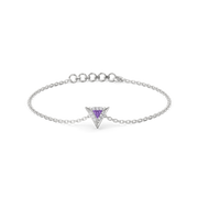 0.08ct Lab Grown Diamond Bracelets in 18kt Gold Vermeil | GEMSURE