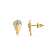 0.17ct Lab Grown Diamond Earrings in 18kt Gold Vermeil | GEMSURE