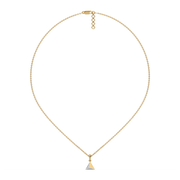 0.13ct Lab Grown Diamond Necklaces in 18kt Gold Vermeil | GEMSURE